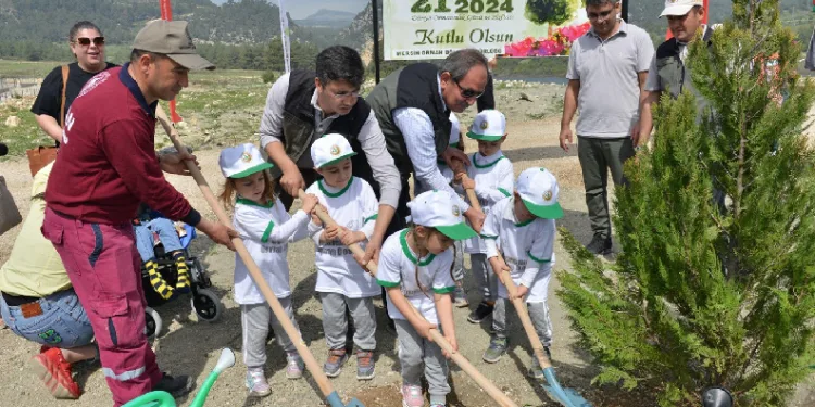 Bin fidan toprakla buluşturuldu