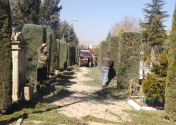 Çorum’da mezarlıklar bayrama hazırlanıyor