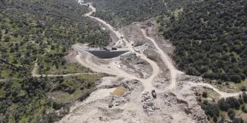 Çine’de gölet çalışması