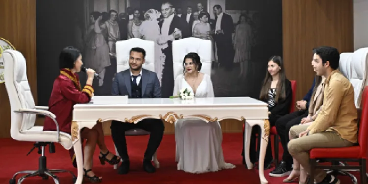 Nikah salonlarında ‘04.04.2024’ yoğunluğu