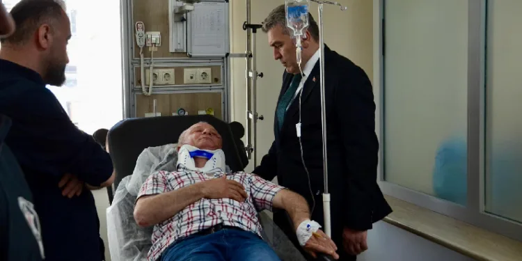 Gasp edilen taksici tedavi altında