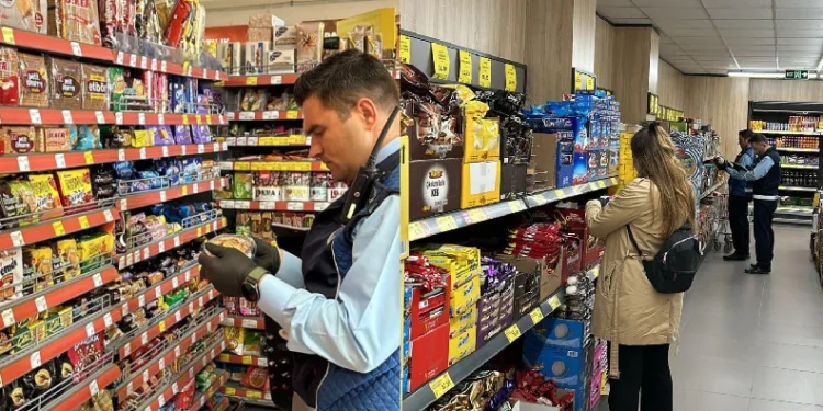 Lapseki’de zincir marketler denetlendi