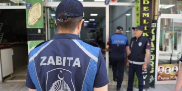 Elazığ’da kaldırım işgaline yönelik denetim