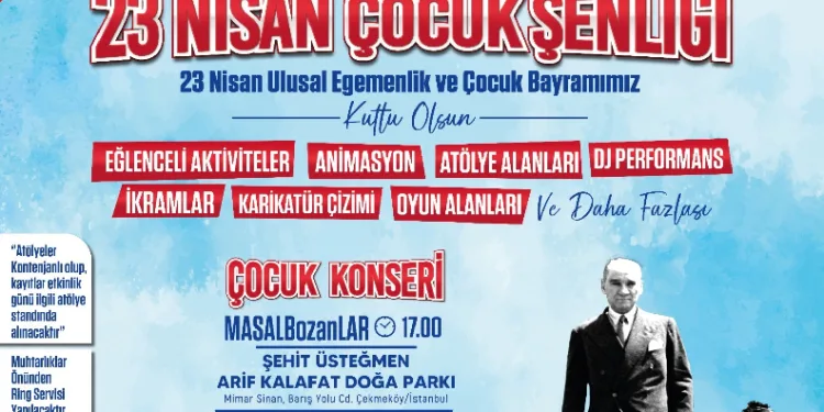 Çekmeköy Belediyesi’nden çocuklara sürpriz