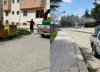 İlaçlama çalışmaları devam ediyor