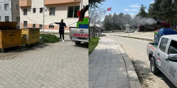 İlaçlama çalışmaları devam ediyor