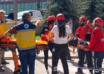 ESOGÜ Hastanesi’nde yangın tatbikatı