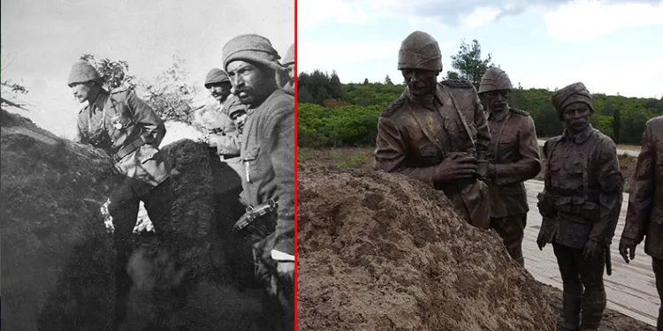 109 yıl önce fotoğrafının çekildiği noktaya anıt yapıldı