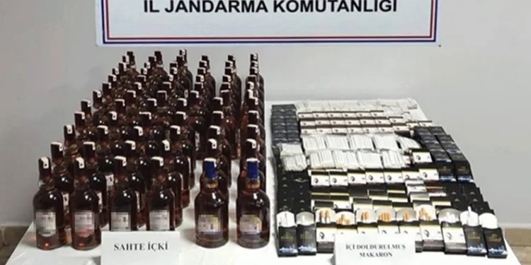 Zonguldak’ta sahte içki ve makaron ele geçirildi