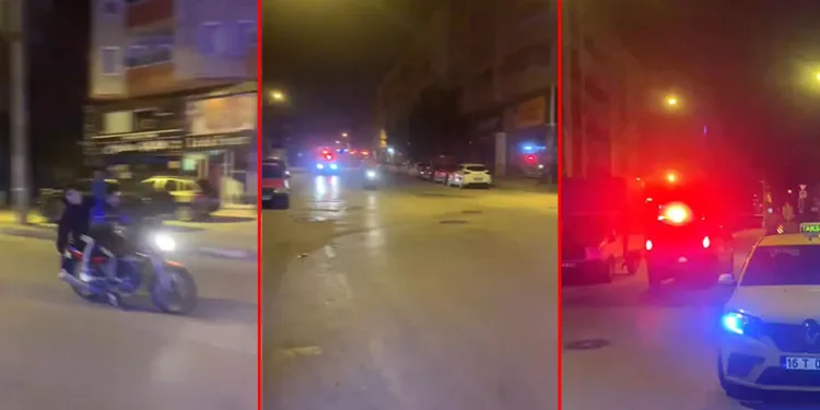 Bursa’da polis ile motosiklet kovalamacası