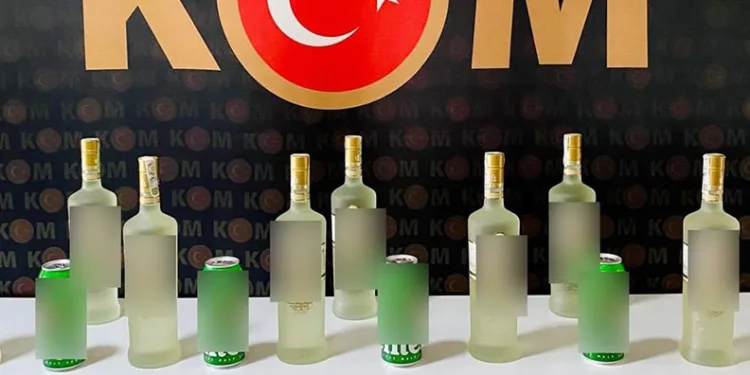 Kırklareli’nde gümrük kaçağı alkol ele geçirildi