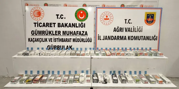 Ağrı’da, gümrük sahasında 38 kilo 700 gram uyuşturucu yakalandı