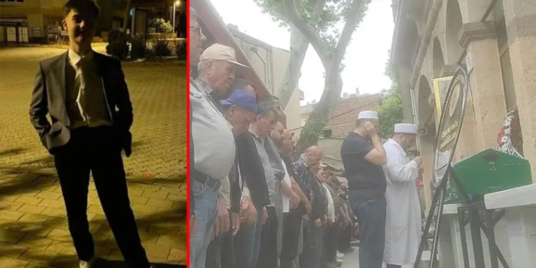 Bayramiç’te motosiklet kazasında hayatını kaybeden çocuk toprağa verildi