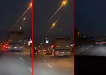 Bursa’da tır makas attı, otomobillere yol vermedi