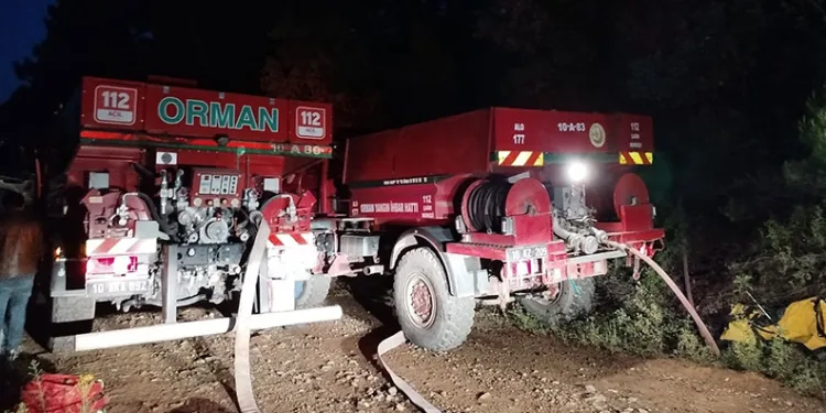 Kazdağları’nda orman yangını