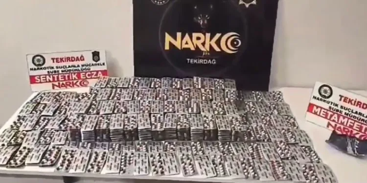 Tekirdağ’da uyuşturucu operasyonu