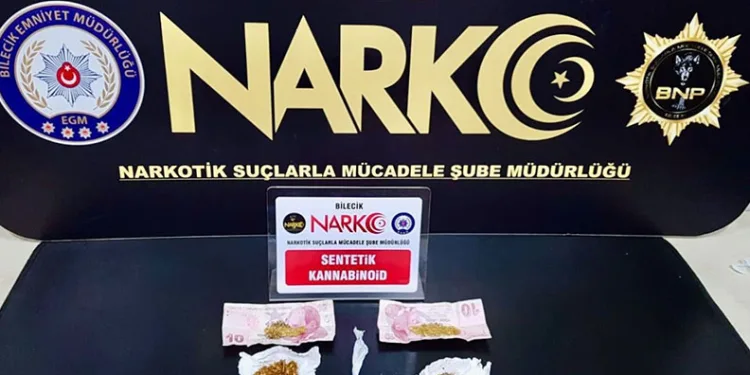 Bilecik’te uyuşturucu operasyonu: 2 gözaltı