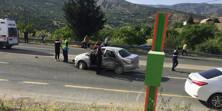 Elazığ’da trafik kazası: 1 ölü 6 yaralı