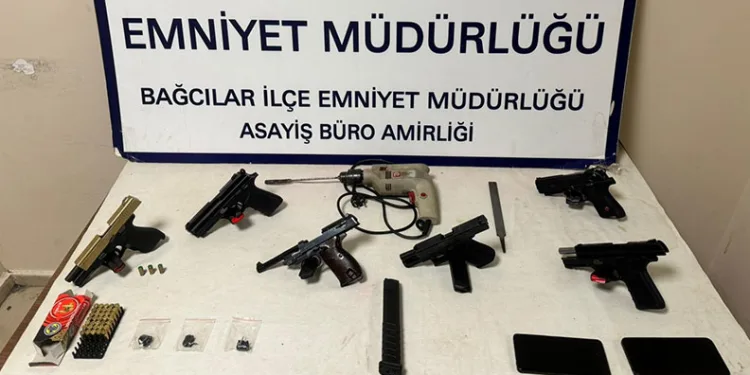 Bağcılar’da yasa dışı silah ticareti operasyonu