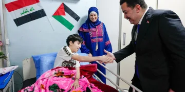 Irak Başbakanı’ndan Filistinli yaralılara ziyaret