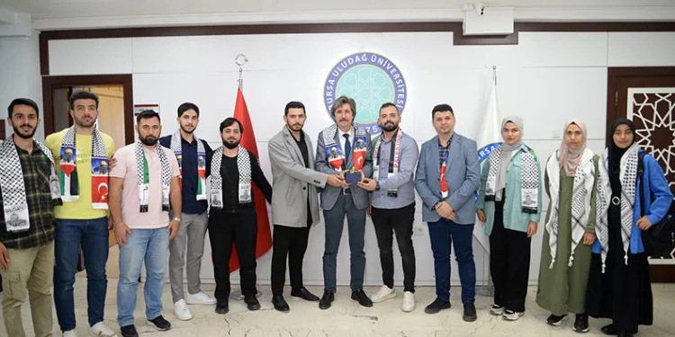 BUÜ Rektörlüğü’nden ‘Filistin’ hassasiyeti