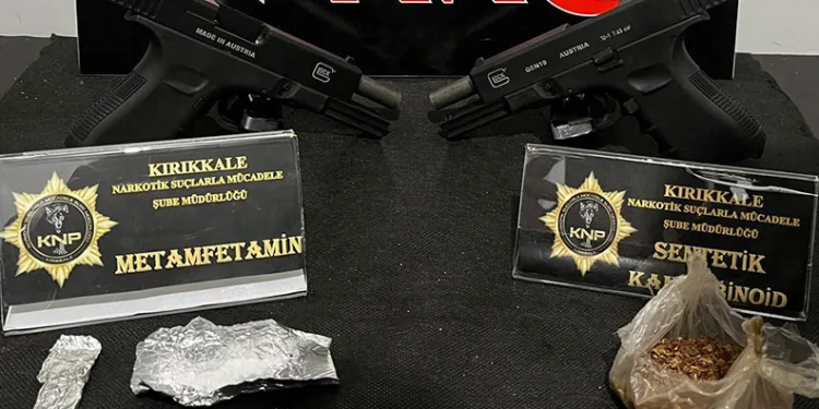 Kırıkkale’de uyuşturucuyla yakalanan 2 şahıs gözaltına alındı