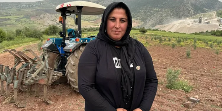 Kadın muhtar kadınlara örnek oluyor