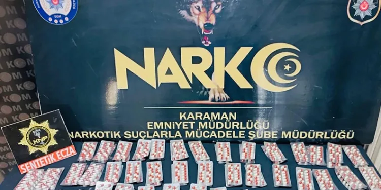 Karaman’da 2 kişi uyuşturucudan tutuklandı