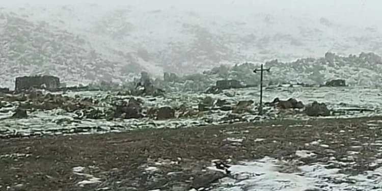 Aksaray’da yüksek kesimlere kar yağdı