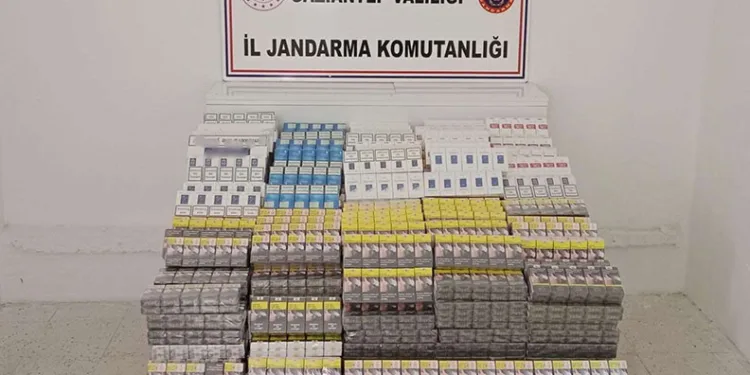 Gaziantep’te 1 milyon değerinde kaçak sigara ele geçirildi