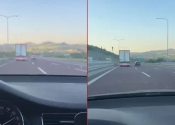 Bursa’da TIR şoförü canını hiçe saydı, ibreyi 180’e dayadı