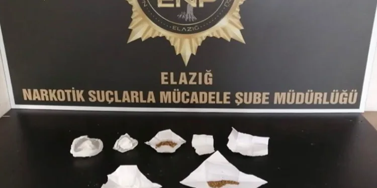 Elazığ’da uyuşturucu satıcılarına operasyon: 2 tutuklama