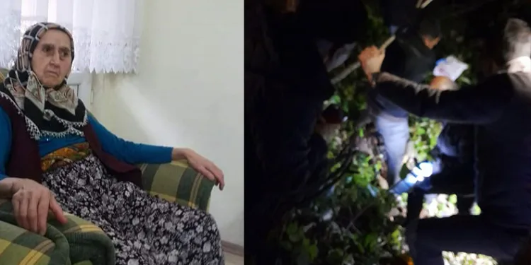 Kayıp yaşlı kadın uçurumda ölü bulundu