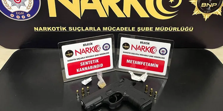 Bilecik’te düzenlenen uyuşturucu operasyonunda 4 şüpheli şahıs yakalandı