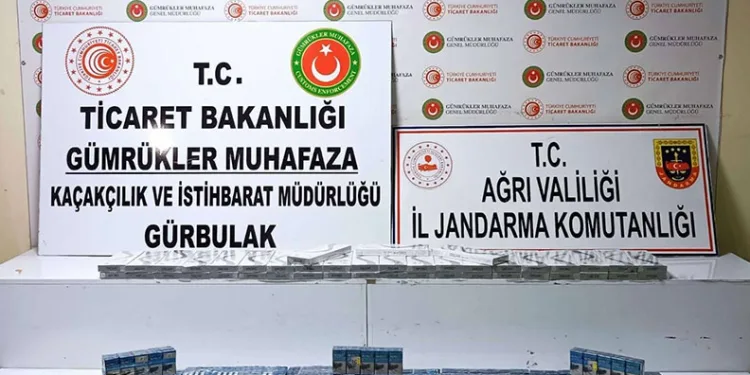 Ağrı’da 830 paket kaçak sigara yakalandı