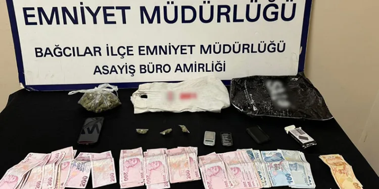 Bağcılar’da polisten uyuşturucu baskını