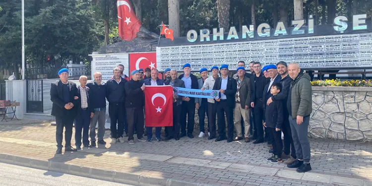 Şehit arkadaşlarını unutmadılar