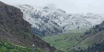 Gümüşhane’de mayıs ayında sürpriz kar yağışı
