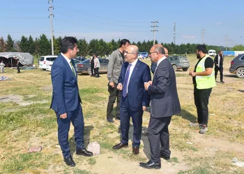 Vali Demirtaş'dan Bursa Ankara hızlı tren inşaatına yakın takip