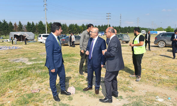 Vali Demirtaş'dan Bursa Ankara hızlı tren inşaatına yakın takip