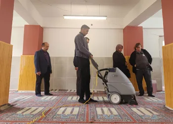 Orhaneli Belediyesi camilerin periyodik temizliği için özel ekip kurdu