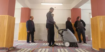Orhaneli Belediyesi camilerin periyodik temizliği için özel ekip kurdu