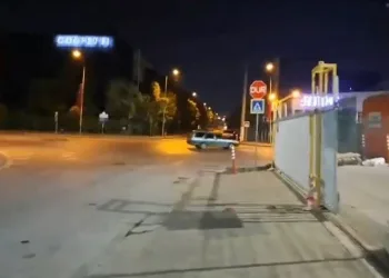 Bursa’da sürücü dakikalarca drift attı