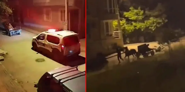 Bursa’da at arabası ile hırsızlık yapan şahıslar yakalandı