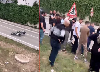 Bursa’da devrilen motosikletin sürücüsü hayatını kaybetti