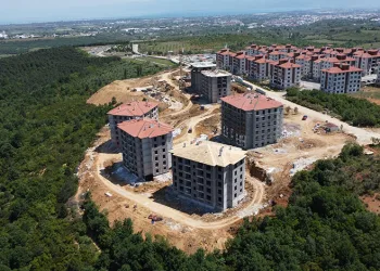 Bursa’da yeni TOKİ projesinde bloklar yükseliyor