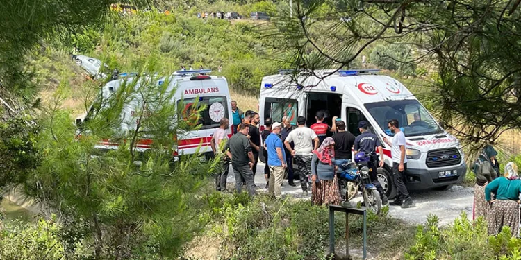 Kamyonet şarampole yuvarlandı: Aynı aileden 1 ölü, 3 yaralı