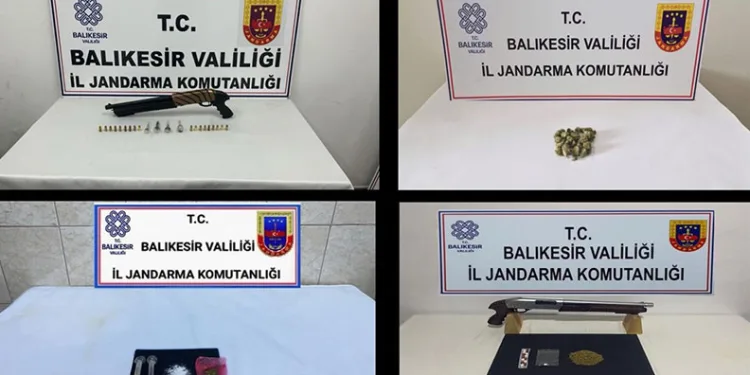 Balıkesir’de uyuşturucu operasyonu 7 gözaltı