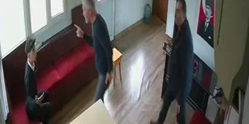 Taksi durağında dehşet anları