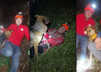 Uludağ’da mahsur kalan köpeğe kurtarma operasyonu
